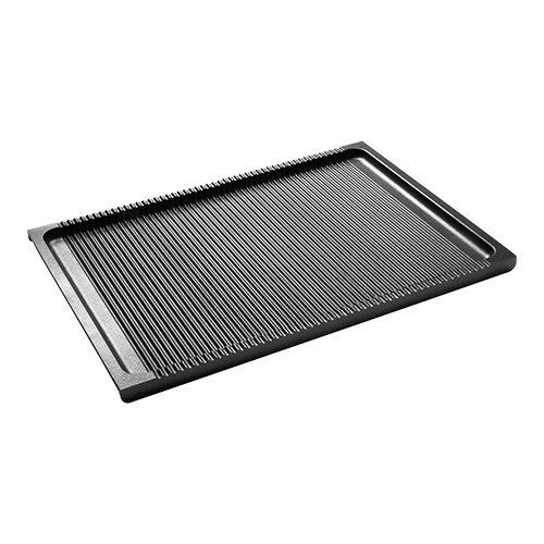 XXLselect Plaque de Grill | Aluminium Rainurée| Revêtement en Téflon |380x265mm