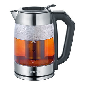 Severin Bouilloire | 1,7 Litre | INOX et Verre| 120x240x(H)250mm Severin Bouilloire | 1,7 Litre | INOX et Verre| 120x240x(H)250mm