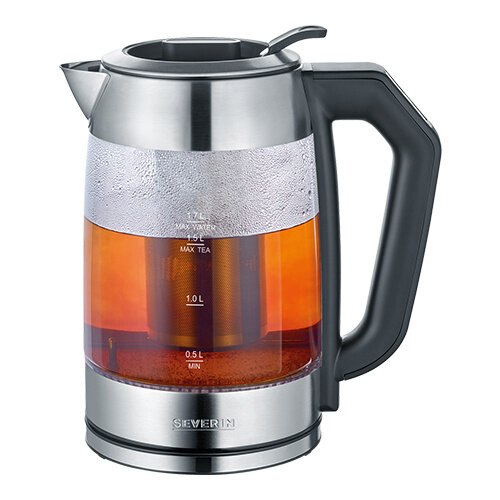 Severin Bouilloire | 1,7 Litre | INOX et Verre| 120x240x(H)250mm Severin Bouilloire | 1,7 Litre | INOX et Verre| 120x240x(H)250mm