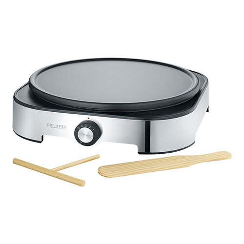 Severin Crêpière Electrique | Revêtement Antiadhésif | 1500W | 390x410x(H)10mm
