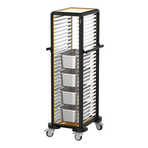CaterChef Chariot à Glissières | 4 Roues Pivotantes | 30x 1/1GN | 570x780x(H)1740mm CaterChef Chariot à Glissières | 4 Roues Pivotantes | 30x 1/1GN | 570x780x(H)1740mm