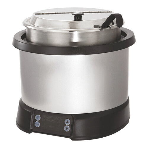 Pujadas Chauffe-soupe/Souffleur à Induction 10,4 Litres| 4 Programmes | Cuve en INOX | Ø353x(H)342mm
