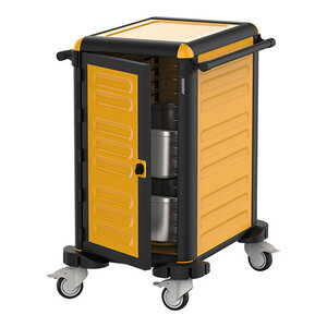 CaterChef Chariot à Glissières | 4 Roues Pivotantes | 15x 1/1GN | 570x780x(H)990mm