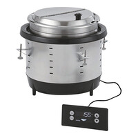 Chauffe-soupe/Souffleur à Induction 10,4 Litre | 4 Programmes | Bac en INOX | Ø353x(H)313mm