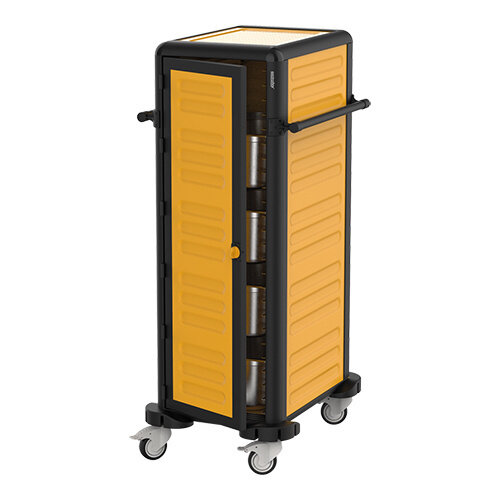 CaterChef Chariot à Glissières| 4 Roues Pivotantes | 25x 1/1GN | 570x780x(H)1490mm