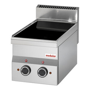 Modular Keramische Kookplaat | 3600W | 400V | 6 Standen | 300x600x(H)280mm