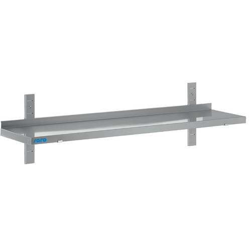 Saro Etagère Murales Inox 400mm | Ensemble Complet avec 1 Etagère | Disponible en 4 Longueurs