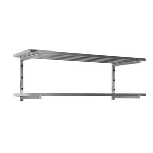 Saro Etagère Murales avec Barres Inox 400mm | Ensemble Complet avec 2 Etagères | Disponible en 5 Longueurs Saro Etagère Murales avec Barres Inox 400mm | Ensemble Complet avec 2 Etagères | Disponible en 5 Longueurs