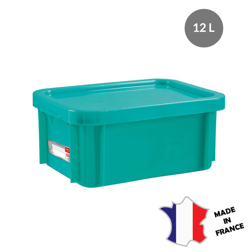 GILAC Bac plat témoin 12 L + couvercle | 400(l)x300x180mm |  Lot de 5