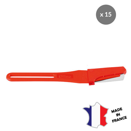 GILAC Scarificateur GILAME® jetable | lame droite | blister de 15