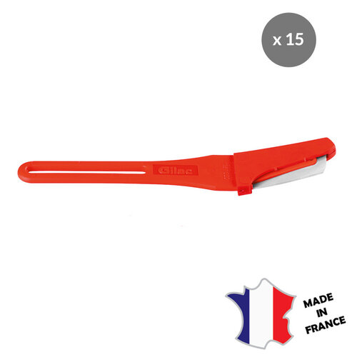 GILAC Scarificateur GILAME® jetable | lame courbée | blister de 15
