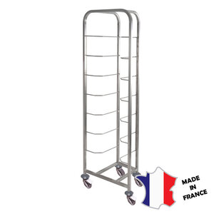GILAC Echelle | Inox | 8 niveaux | 590(l)x400x1800mm