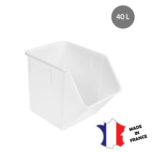 GILAC 3x Bac à ingrédients 40 L | blanc | 583(l)x398x442mm GILAC 3x Bac à ingrédients 40 L | blanc | 583(l)x398x442mm