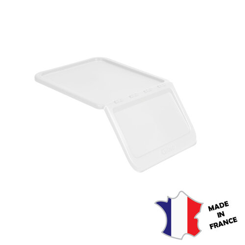 GILAC 3x Couvercle pour bac à ingrédients 40 L | transparent