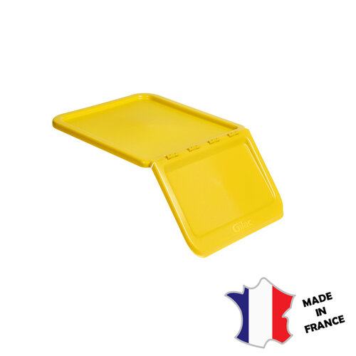 GILAC 3x Couvercle pour bac à ingrédients 40 L | transparent