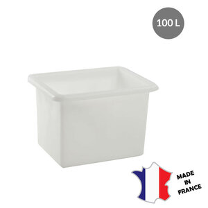 GILAC Bac grand volume 100 L | blanc | 690(l)x535x480mm