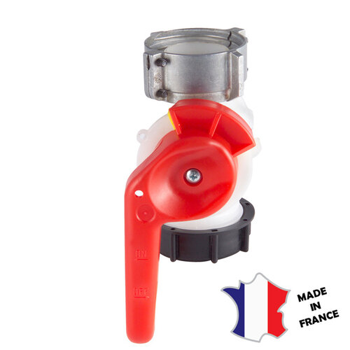 GILAC Vanne 1/4 tour pour bacs double-paroi 310 L/500 L