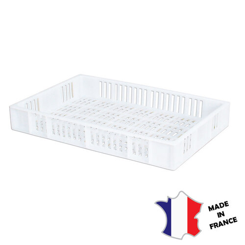 GILAC Caisse Ajourée | 600x400 15L | Blanc | Lot de 5