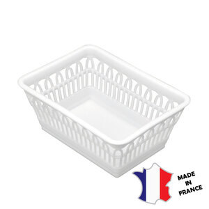 GILAC Corbeille à pain | blanc | 305(l)x220x120mm | Lot de 5 Corbeilles