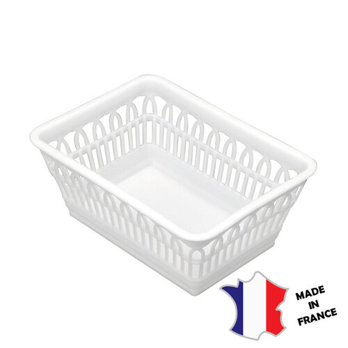 GILAC Corbeille à pain | blanc | 305(l)x220x120mm | Lot de 5 Corbeilles