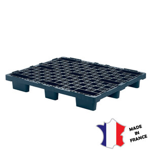 GILAC 5x Palette légère emboîtable 1200(l)x1000x160mm | noir