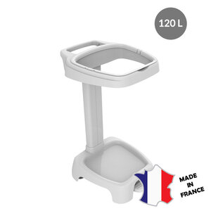 GILAC Support sac 120 L sans couvercle | 640(l)x500x970mm