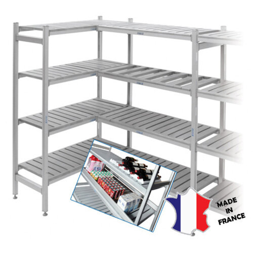 Sofinor Etagère alu 2 echelles Hauteur 1700mm 770x375mm