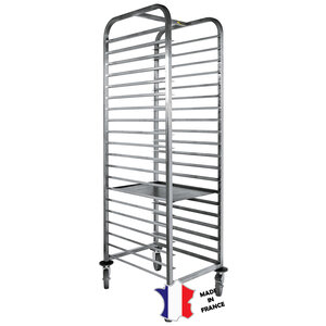 Sofinor Echelle à plaques | Inox | 20 etages | 465(l)612x1775mm | roulettes chape zinguée Sofinor Echelle à plaques | Inox | 20 etages | 465(l)612x1775mm | roulettes chape zinguée