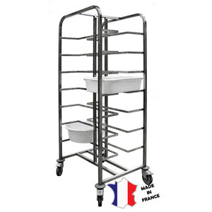 Sofinor Echelle boulangère | pour plaques ou filets | a bacs 16 niveaux | 590(l)x750x1820mm Sofinor Echelle boulangère | pour plaques ou filets | a bacs 16 niveaux | 590(l)x750x1820mm