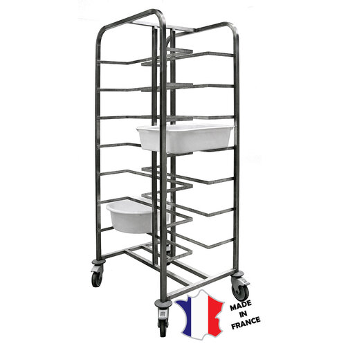 Sofinor Echelle boulangère | pour plaques ou filets | a bacs 16 niveaux | 590(l)x750x1820mm Sofinor Echelle boulangère | pour plaques ou filets | a bacs 16 niveaux | 590(l)x750x1820mm