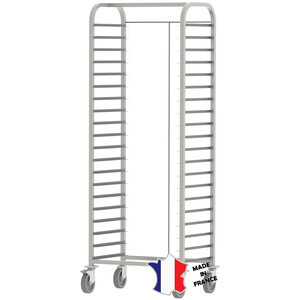 Sofinor Echelle à plaques | Inox | 20 etages | 662(l)x412x1775mm | avec barre d'arret Sofinor Echelle à plaques | Inox | 20 etages | 662(l)x412x1775mm | avec barre d'arret
