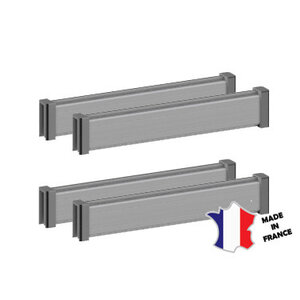 Sofinor Kit adaptation chariots de plateaux EN à GN Pour RP12EN1 Sofinor Kit adaptation chariots de plateaux EN à GN Pour RP12EN1