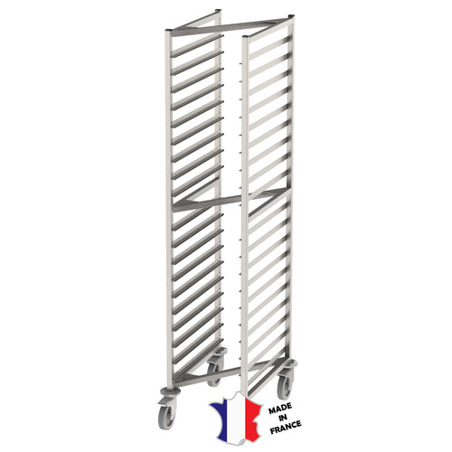 Sofinor Chariot echelles à glissières | Inox | 20 niveaux | GN 1/1 | roulettes polyamide 386(l)x552x1797mm Sofinor Chariot echelles à glissières | Inox | 20 niveaux | GN 1/1 | roulettes polyamide 386(l)x552x1797mm