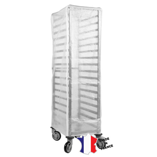 Sofinor Housse tranparence lavable pour echelle GN1/1 | fermeture à glissières | 600(l)x410x1640mm