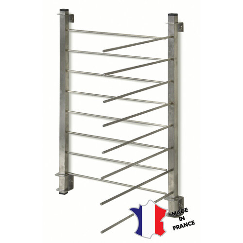 Sofinor Echelle murale repliable | Inox | 8 bras | 700x400