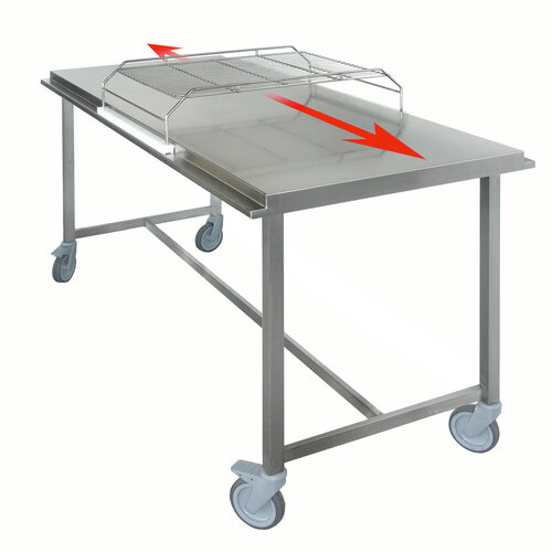 Sofinor Table de dressage | Inox | 1800(l)x750x900mm