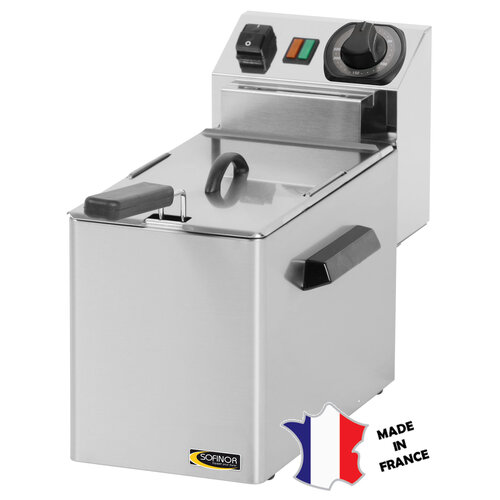 Sofinor Friteuse électrique de table | 5 litres | 3kW | 180(l)x300x420mm | sans robinet de vidange Sofinor Friteuse électrique de table | 5 litres | 3kW | 180(l)x300x420mm | sans robinet de vidange