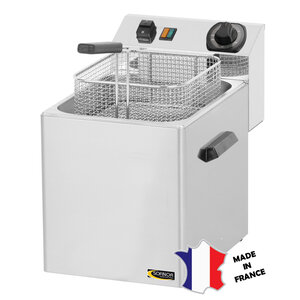 Sofinor Friteuse électrique de table | 8 litres | 3kW | 270(l)x300x420mm | sans robinet de vidange Sofinor Friteuse électrique de table | 8 litres | 3kW | 270(l)x300x420mm | sans robinet de vidange