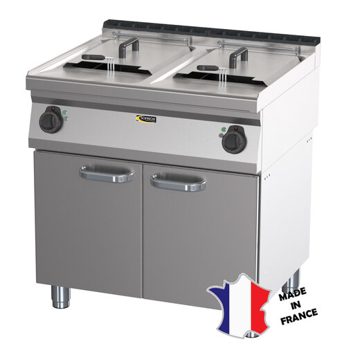 Sofinor Friteuse électrique sur meuble 2 portes | 2x 17 litres | 800(l)x723x908mm | 2x 13,5kW Sofinor Friteuse électrique sur meuble 2 portes | 2x 17 litres | 800(l)x723x908mm | 2x 13,5kW