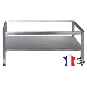 Sofinor Table inox pour bain-marie à poser BMA2V | Inox | 664(l)x504x570mm