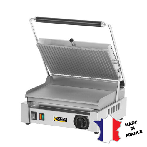 Sofinor Grills panini | 220V| 3kW | strié en haut et lisse en bas Sofinor Grills panini | 220V| 3kW | strié en haut et lisse en bas