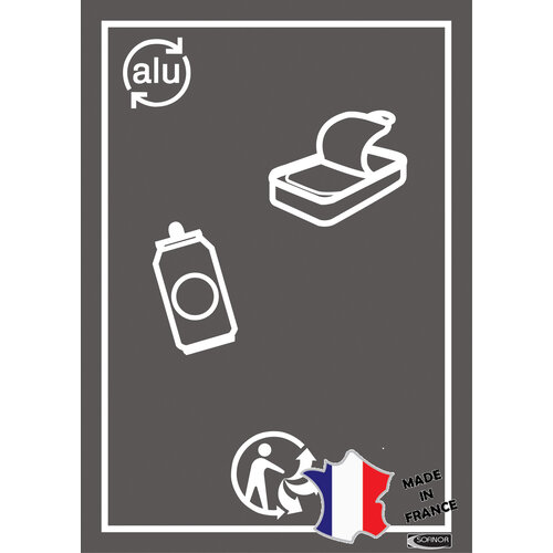 Sofinor Panneau affichage décor | "déchets alimentairs" | avec découpe Sofinor Panneau affichage décor | "déchets alimentairs" | avec découpe