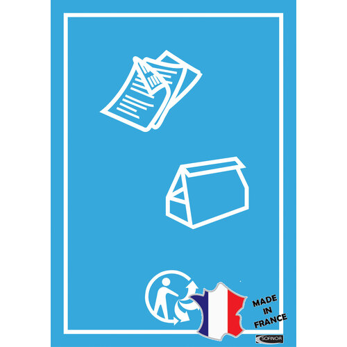 Sofinor Panneau affichage décor | "déchets alimentairs" | avec découpe Sofinor Panneau affichage décor | "déchets alimentairs" | avec découpe