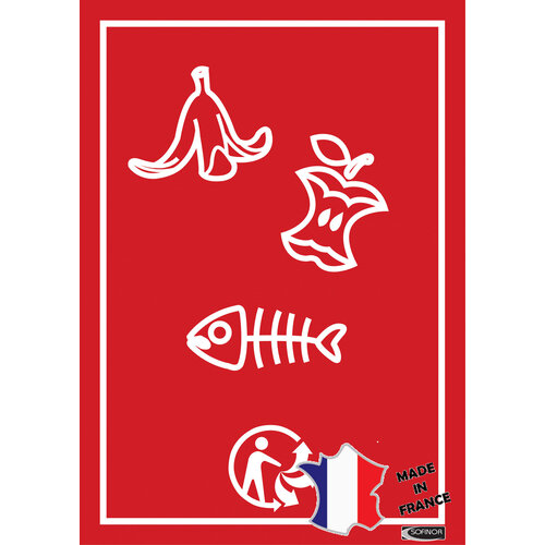 Sofinor Panneau affichage décor | "déchets alimentairs" | avec découpe