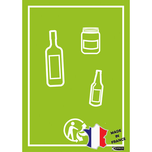Sofinor Panneau affichage décor | "déchets alimentairs" | avec découpe