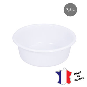 GILAC 5x Cuvettes rondes | 7,5 L | blanc | (H)125mm Ø 350mm