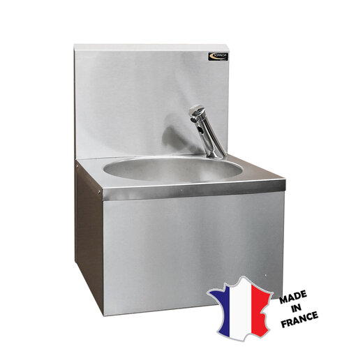 Sofinor Lave-Mains | Cuve Rond | 384(l)x353x524mm | Robinet Electronique