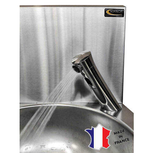 Sofinor Lave-Mains | Cuve Rond | 384(l)x353x524mm | Robinet Electronique