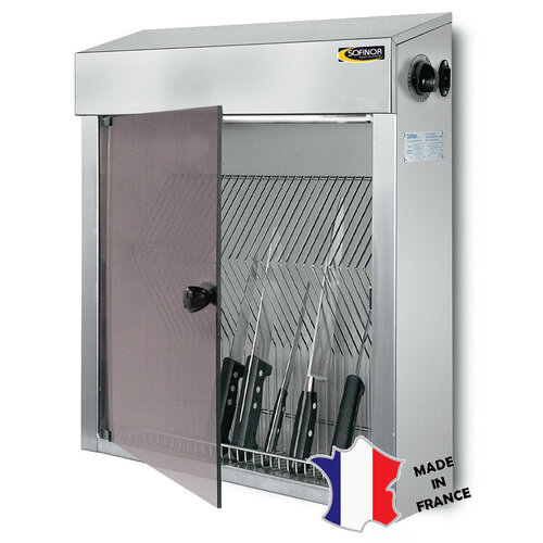 Sofinor Armoire Desinfection | 25 Couteaux | 580(l)x150x646mm | avec Panier