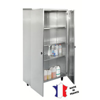 Armoire de Rangement | 1000(l)x475x1805mm | avec 2 Portes Battantes | 3 Étagères